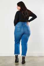 Load image into Gallery viewer, In the Clouds MOM Jeans
