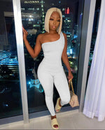 Load image into Gallery viewer, One shoulder HOT GIRL Jumpsuit
