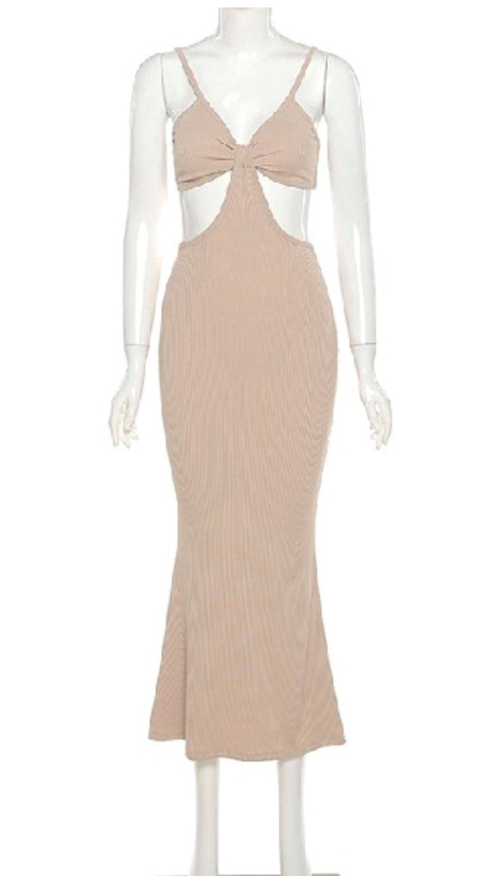 Hollow Out Halter Dress