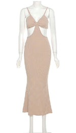 Load image into Gallery viewer, Hollow Out Halter Dress
